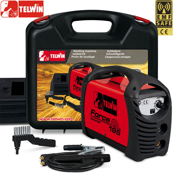 TELWIN FORCE 195 Ηλεκτροκόλληση INVERTER 170A με σταθεροποιητή